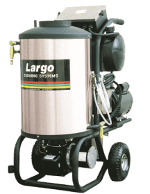 Largo hot water pressure washer