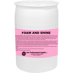 foam and shine