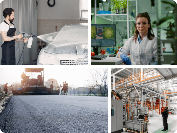 Industrial and marine cleaning operations served by Sun Pro Supply